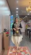NSR 846 Heavy Chinon Silk With Embroidery Sequence Work Top With Dhoti Salwar And Dupatta Best Wholesale Shop In Surat